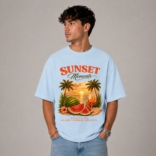 Sunset Moments - Oversized Shirt