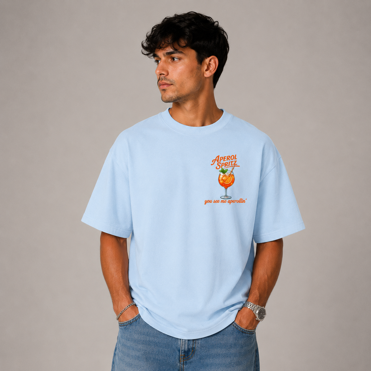 APEROLLIN' - Oversized Shirt