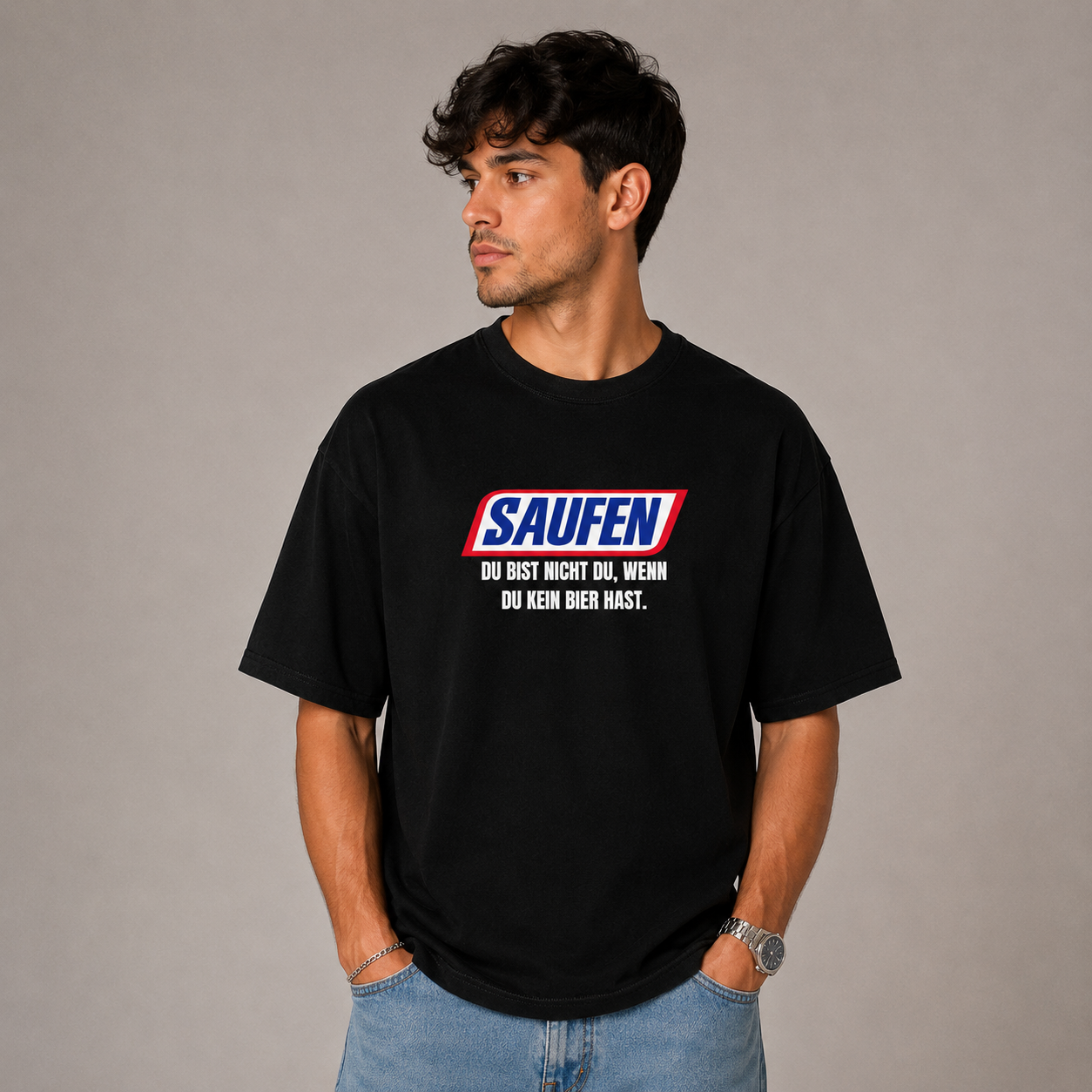 SAUFEN - Oversized Shirt