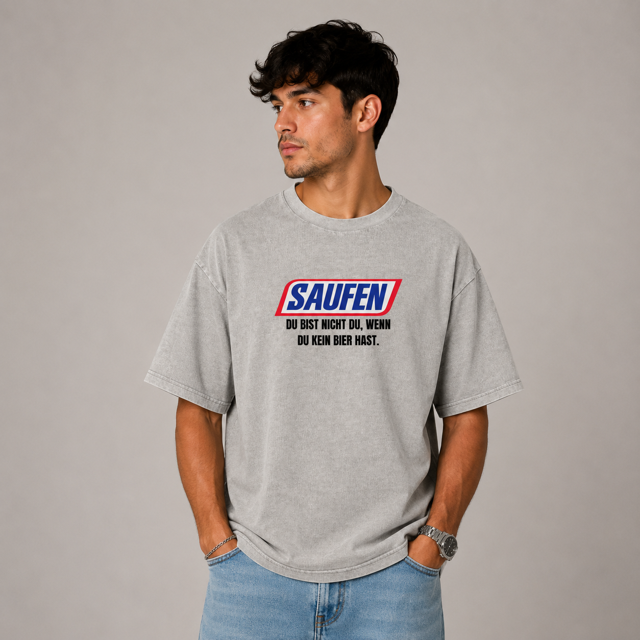 SAUFEN - Oversized Shirt