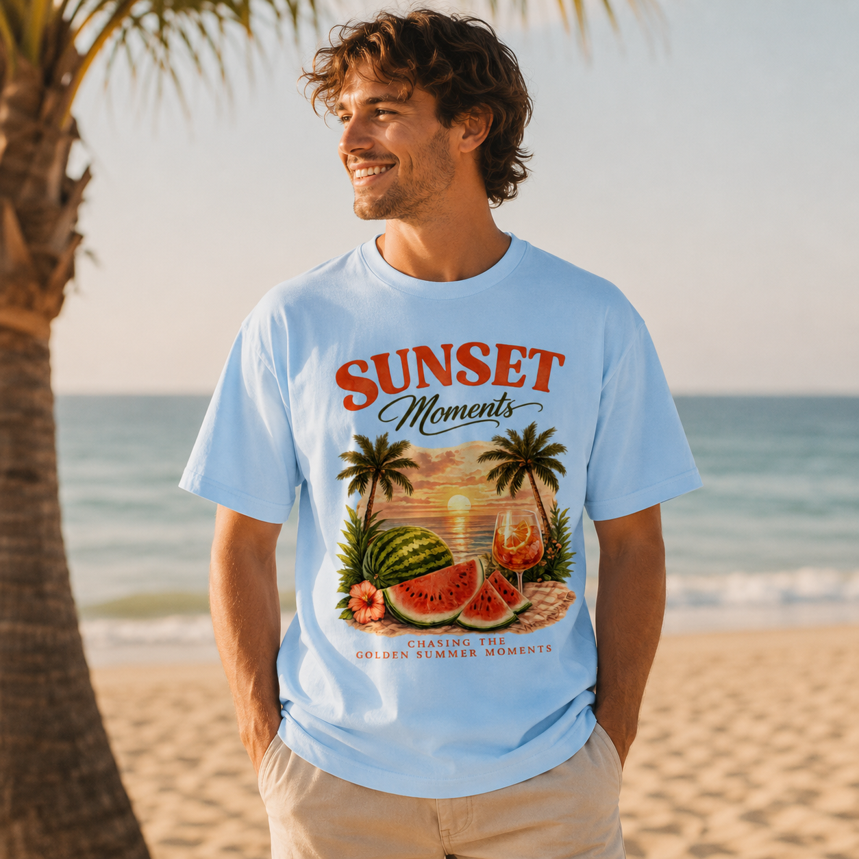 Sunset Moments - Oversized Shirt